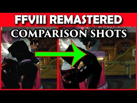 Final Fantasy 8 Remastered New Comparison Screenshots! Vs Original FF8