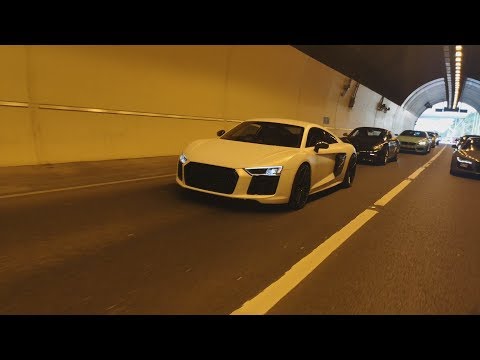 Supercar Tunnel Runs, Flames & Donuts!