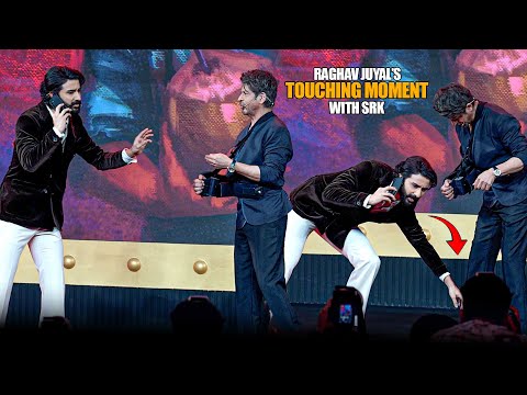 Raghav Juyal’s Touching Moment With SRK at ‘Ba*ds of Bollywood’ Trailer Launch! ❤️🙏