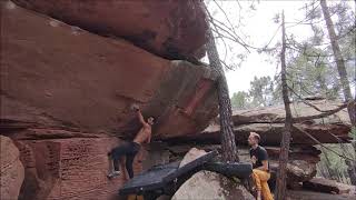 Video thumbnail of Valetudo, 7a+. Albarracín