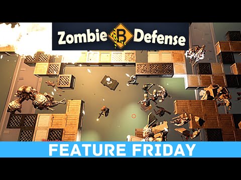 BUILD A BASE, KILL ZOMBIES W YOUR FRIENDS - Top Down | ZOMBIE BUILDER DEFENSE [Feature Friday]