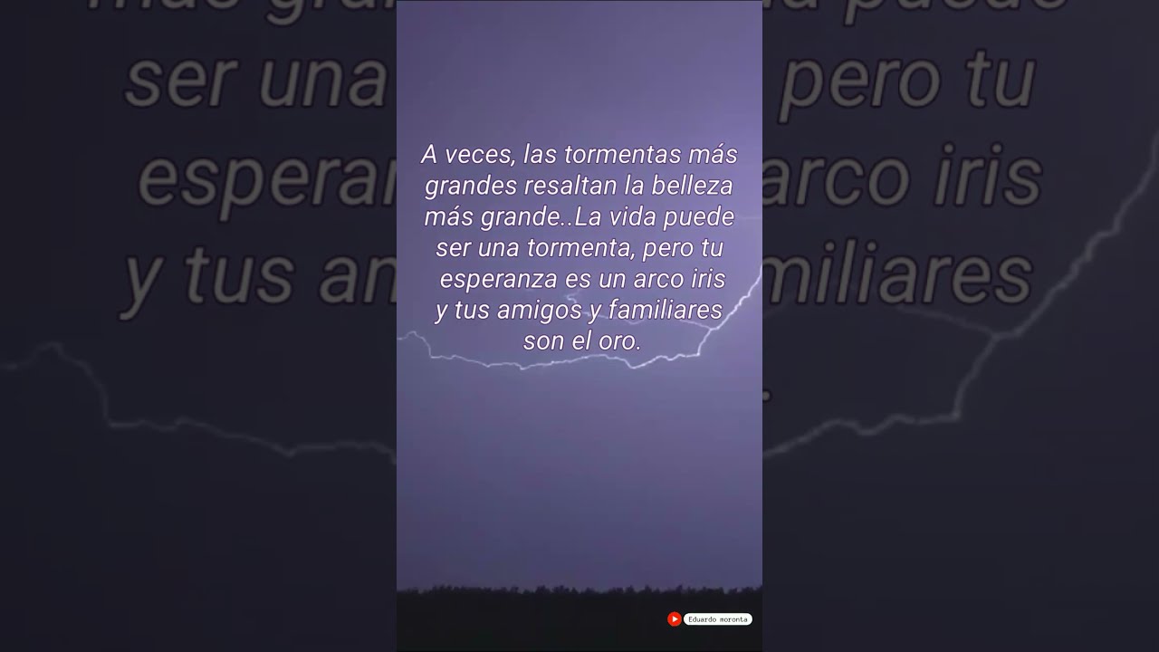frases, la tormenta