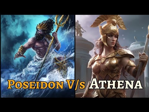 Athena vs Poseidon | The Battle between Athena and Poseidon | Greek mythology