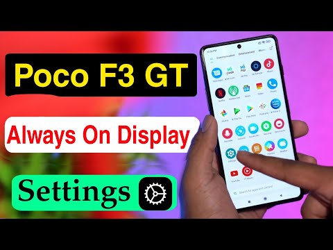 Poco F3 GT: How to Enable Always on Display | Poco F3 GT Always on Display Settings