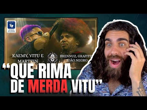 BRENNUZ, GRAFITEH E JOÃO NEGRO X KAEMY, MARTZIN E VITU | SEGUNDA FASE BDA 8 ANOS - REACT LUCAS MEIRA