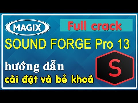 Hướng dẫn từng bước cài đặt Sound Forge Pro 13