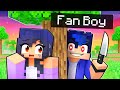 HUNTED by my CRAZY FANBOY in Minecraft!