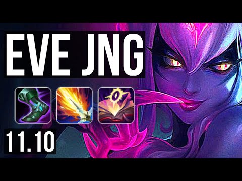 EVELYNN vs TALIYAH (JUNGLE) | 15/0/8, Legendary, 700+ games | BR Grandmaster | v11.10