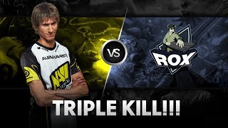 Triple Kill by Dendi's pets vs RoX.KIS @ DreamLeague Season 1