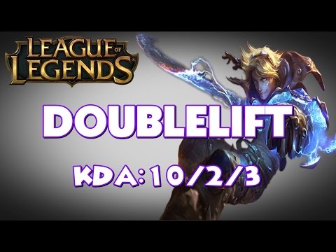 Doublelift as Ezreal vs Miss Fortune - Bot (NA Stream) League Of Legends