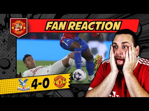 RANT 😡 TEN HAG OUT! Crystal Palace 4-0 Man United GOALS United Fan REACTS