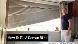 How To Fix A ROMAN Blind #diy #fix