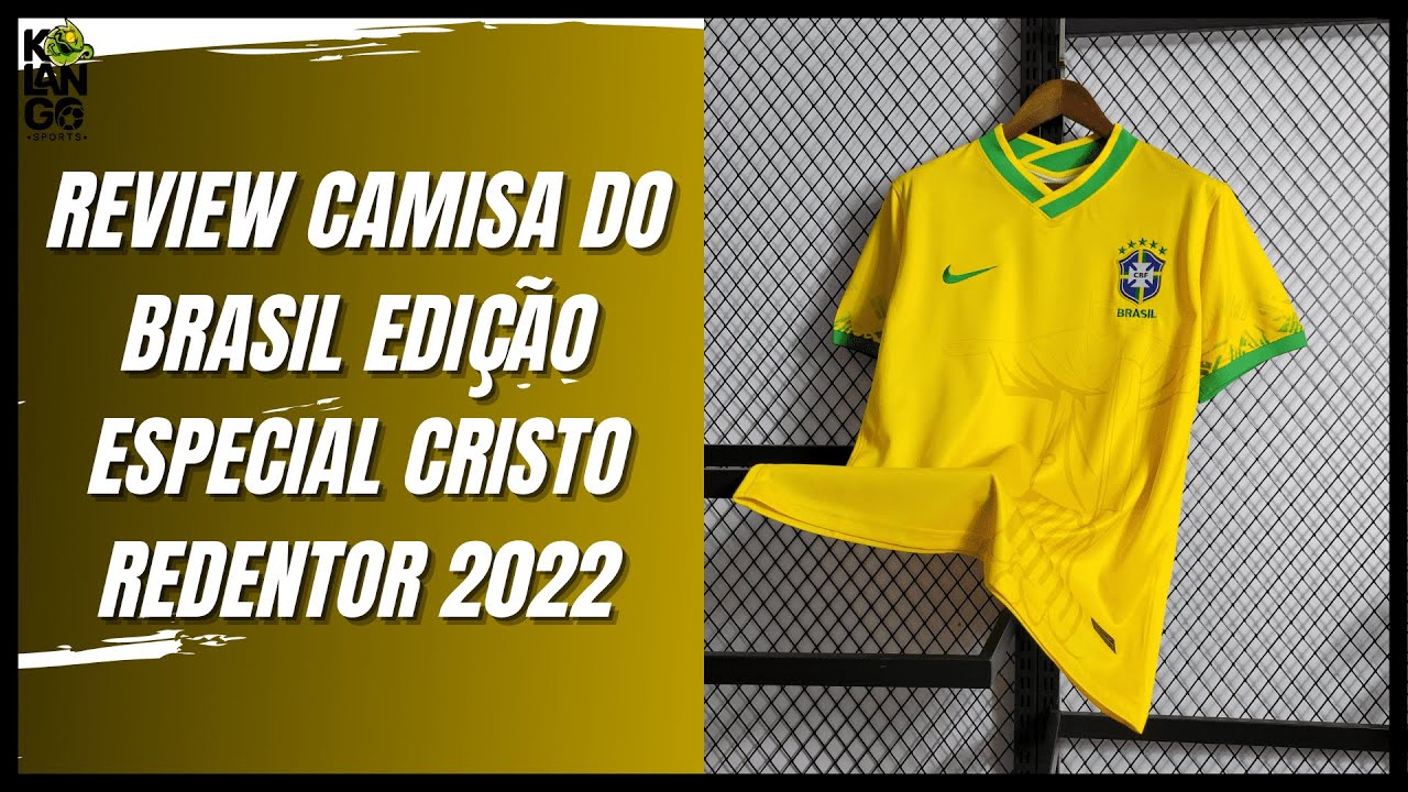 CAMISA SELEÇÃO BRASILEIRA EDIÇÃO ESPECIAL CRISTO REDENTOR 2022