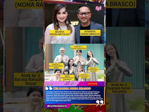 Mona Ratuliu dan Indra Brasco: 20 Tahun Harmonis, Dikaruniai 4 Anak dan Asuh Keponakan Penuh Kasih‼️