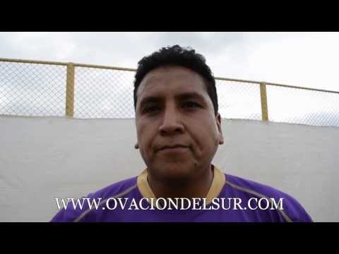 Copa Peru 2014 - Entrevista a Jimmy Valdivia, jugador de Atlét. Pisco - Liga de Hunter - 02/03/2014
