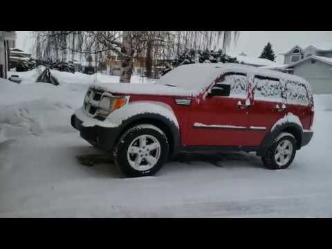Dodge Nitro Extreme Cold start!!!