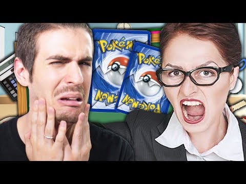 MY TEACHER TOOK MY POKEMON CARDS!