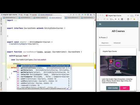 27  Implementing an NgRx Entity Reducer, NgRx Entity In Action Demo