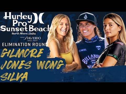 S.Gilmore, L. Silva, M. Jones Wong - Hurley Pro Sunset Beach - Elimination Round Heat 1
