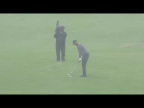 Tiger Woods Birdies the 16th Hole - U.S. Open - Round 2