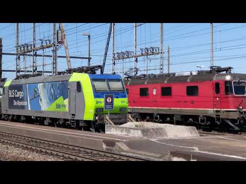 4K Freight & Passenger trains / Zugverkehr around Pratteln (Switzerland) Part 2 - August 2020