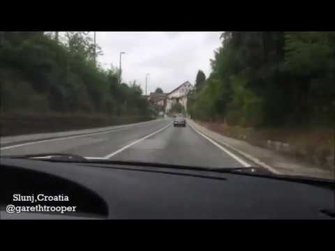 Drive through Slunj,Croatia