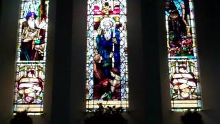 preview picture of video 'James Muir Memorial Window Parish Church Bridge Of Allan Scotland'