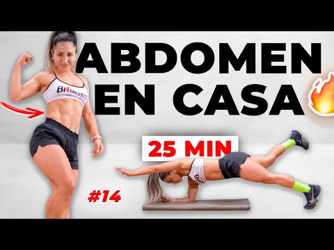 (#14) Rutina ABDOMEN MARCADO en 25 MIN DIARIOS - Abdominales en CASA
