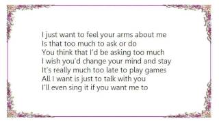 Cliff Richard - I Wish You&#39;d Change Your Mind Lyrics