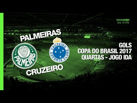 Gols - Palmeiras 3 x 3 Cruzeiro - Copa do Brasil - 28/06/2017