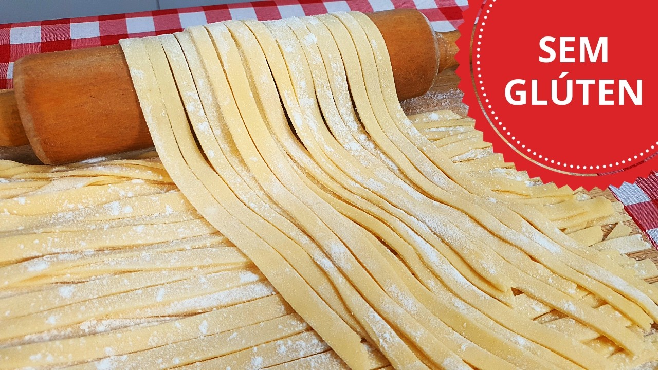 MACARRÃO sem farinha de trigo! O MELHOR do YOUTUBE!! #macarrãosemglúten