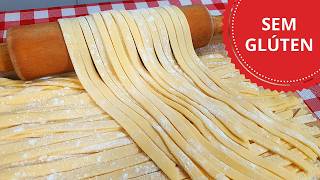 MACARRÃO sem farinha de trigo! O MELHOR do YOUTUBE!! #macarrãosemglúten