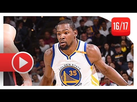 Kevin Durant Full Highlights vs Raptors (2016.12.28) - 22 Pts, 17 Reb, 7 Ast, 6 Blocks