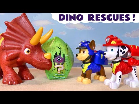 Dinosaur Rescue Stories with Chase and Marshall