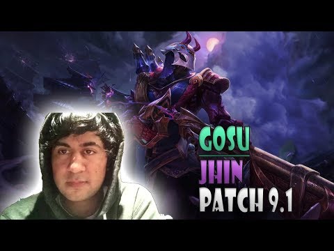 Gosu HOW TO Jhin ADC vs Vayne Patch 9.1 NA Ranked - League of Legends 1.15.19