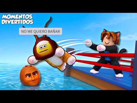 BATALLA DE GATOS CON AMIGOS (momentos divertidos) (roblox)