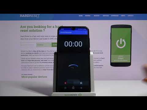 Record Sounds on KRUGER & MATZ Move 9 – Activate Voice Recorder