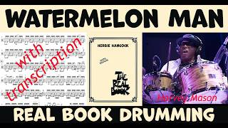 Watermelon Man (Head Hunters) - How Harvey Mason played it - Drum Transcription & Performance