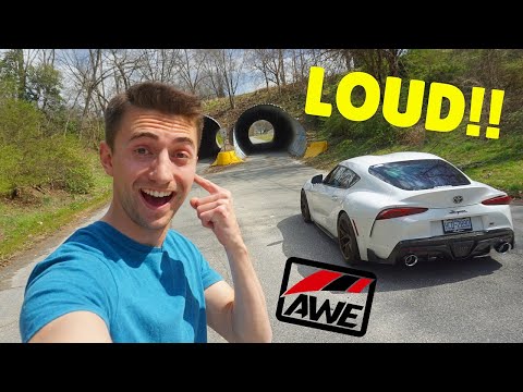 2020 A90 MK5 Toyota Supra AWE Resonated Touring Exhaust Review: BEST EXHAUST!