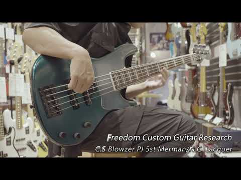 FREEDOM CUSTOM GUITAR RESEARCH C.S Blowzer PJ 5st Merman/N.C. Lacquer image 7