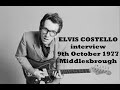 ELVIS COSTELLO interview 9th October 1977 (rare)