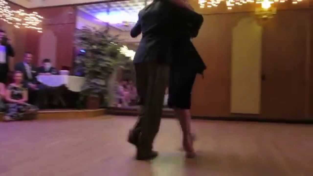 Dancers: Eleonora Kalganova & Michael Nadtochi at La Milonga Rosa ..Friday, Agugust 14, 2015