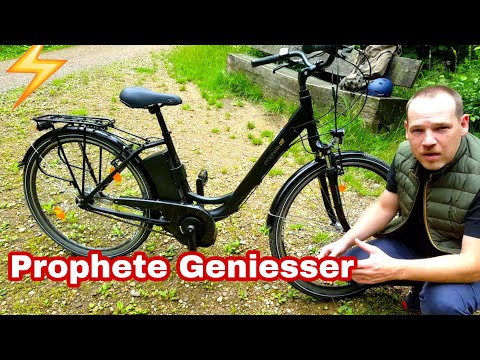 Prophete Geniesser Pedelec Ebike mit Blaupunkt Motor im Test Review Modell e2.2
