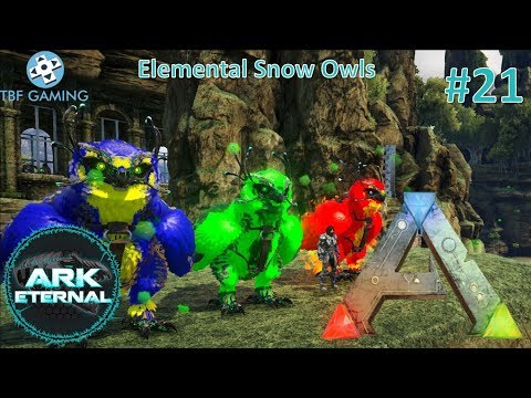 Elemental Snow Owl E21 Center Eternal - Ark Survival Evolved Ark Eternal Modded Series