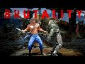MK11 All Rambo Brutalities Fatalities Friendship Fatal Blow Ending