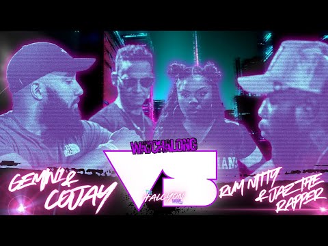 Rum Nitty & Jaz The Rapper vs Gemin1 & Cojay | Premier Battles: The Halcyon Show (Watch Along)