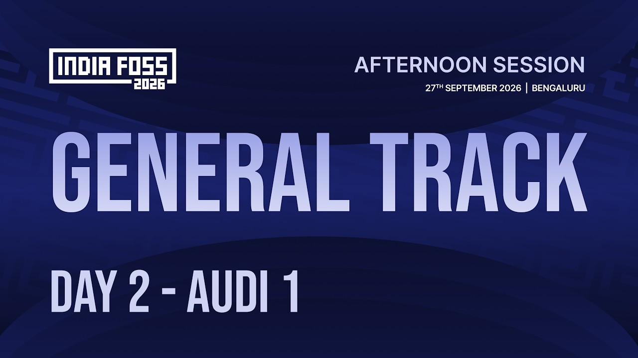 Hall 1 — General Track