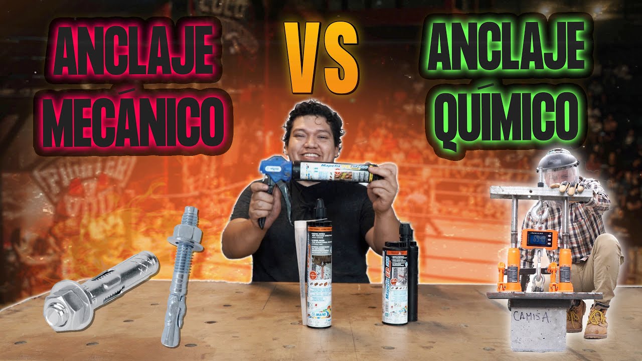 🏗️Cuánto RESISTE un Anclaje QUÍMICO 🆚 Anclaje MECÁNICO ⚖️ || Prueba de RESISTENCIA - LB