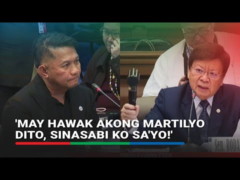 Marcoleta napikon sa mga sagot ng may-ari ng QM Builders sa flood control hearing | ABS-CBN News