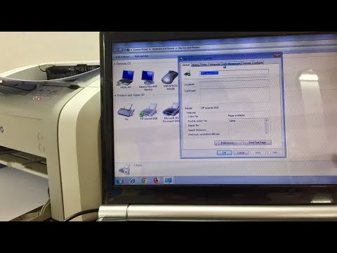 Hp laserjet 1020 printer installation on windows 7